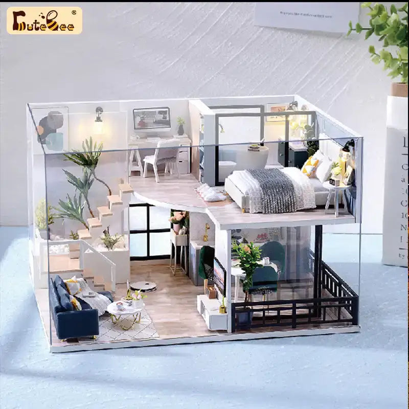 ’Comfortable Apartment’ Wooden DIY Miniature House Kit