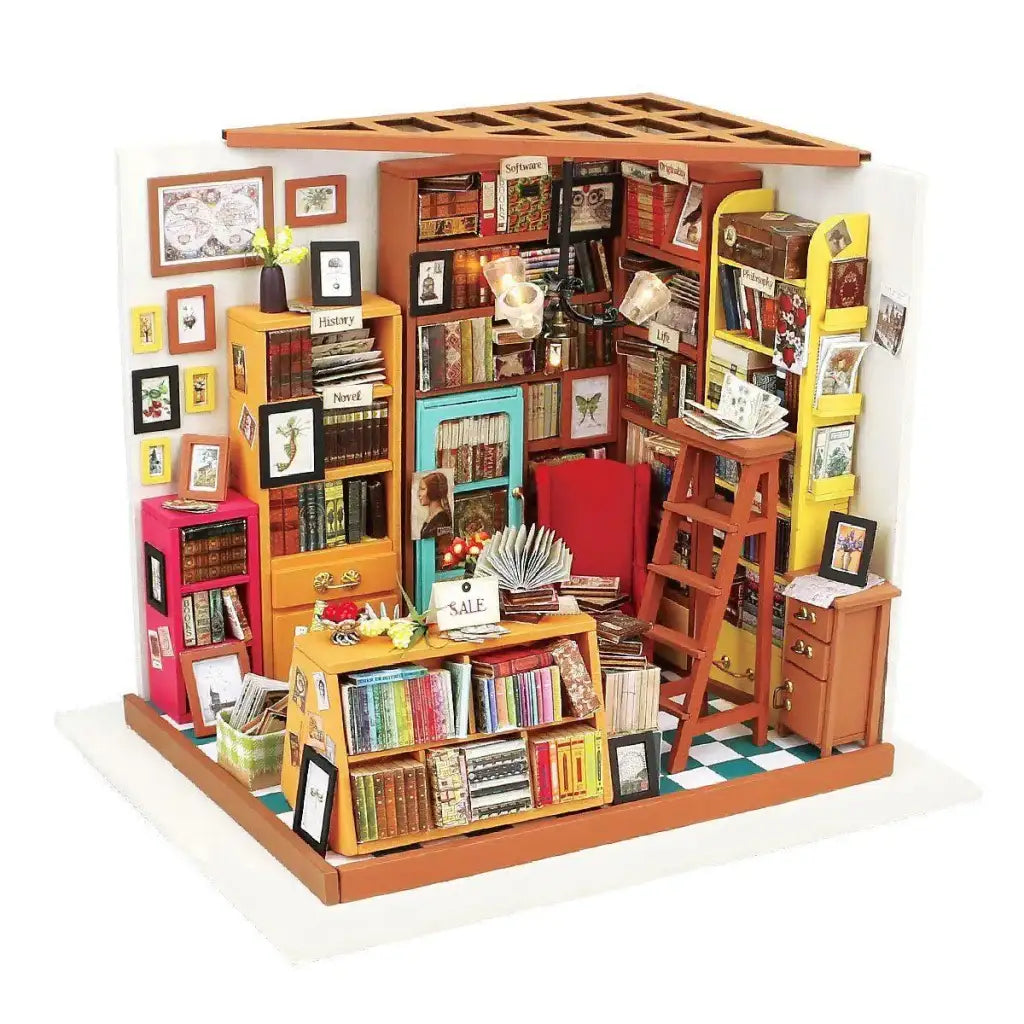 Sam’s Library DIY Miniature House Kit