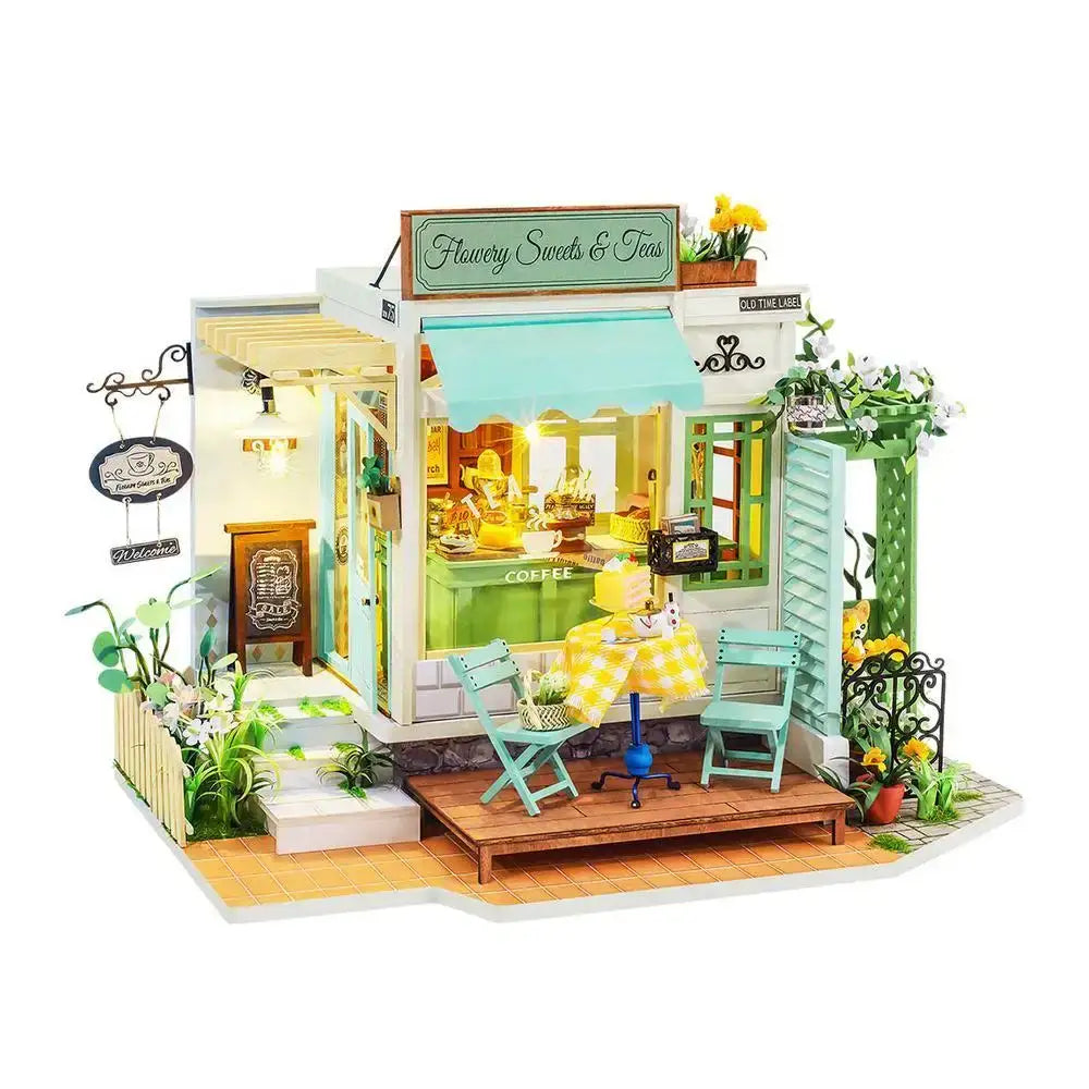 Flowery Sweets & Tea DIY Miniature House Kit