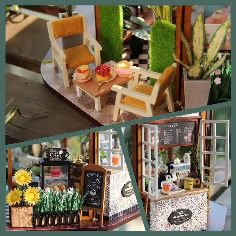 Garden Café DIY Miniature House Kit