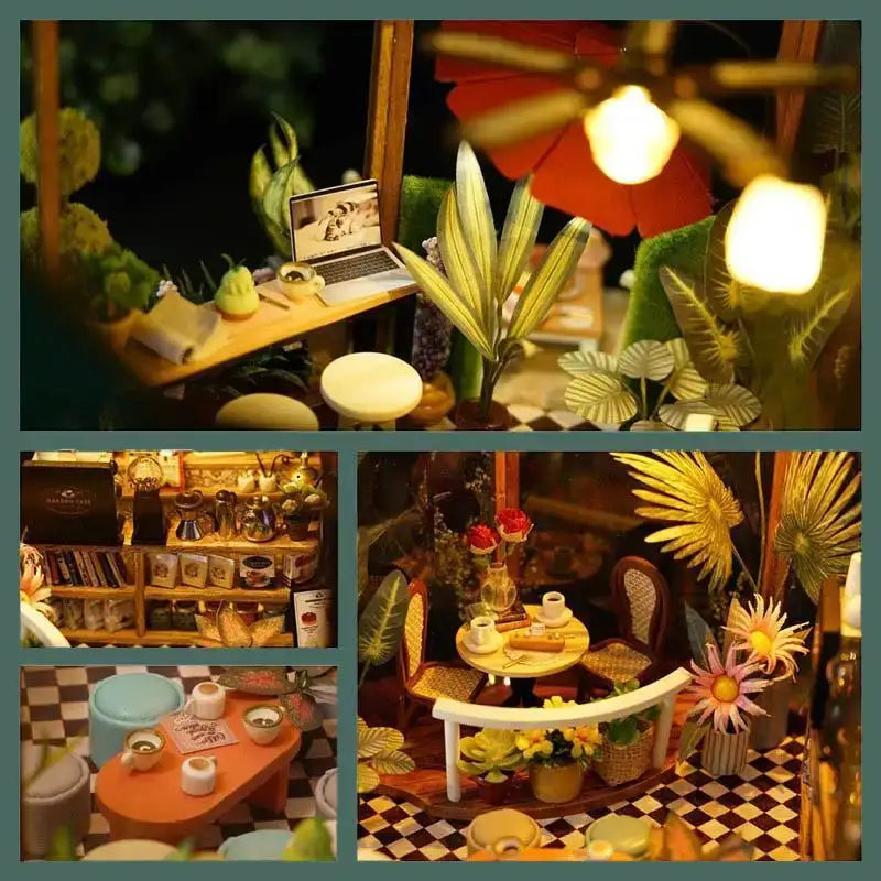 Garden Café DIY Miniature House Kit