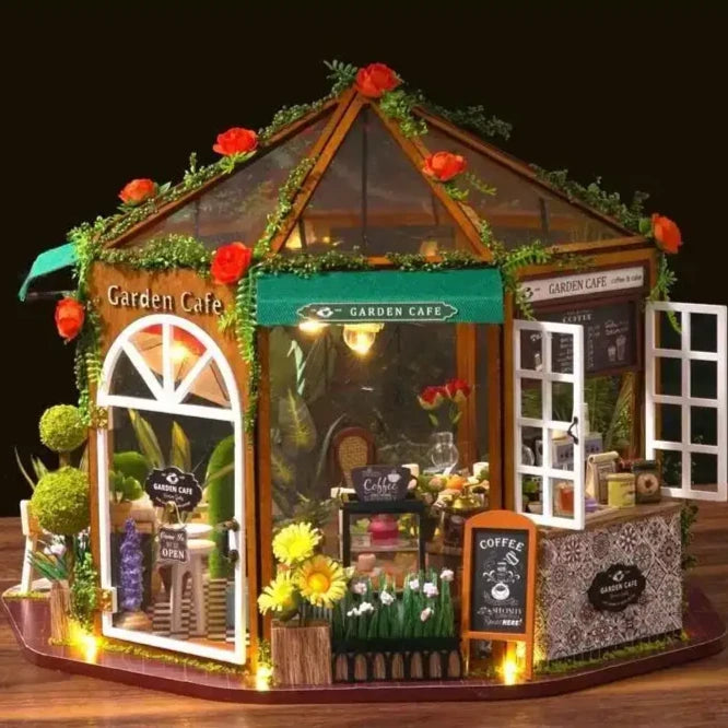 Garden Café DIY Miniature House Kit