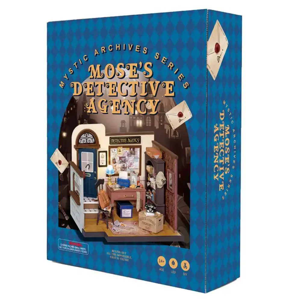 Mose’s Detective Agency DIY Miniature House Kit