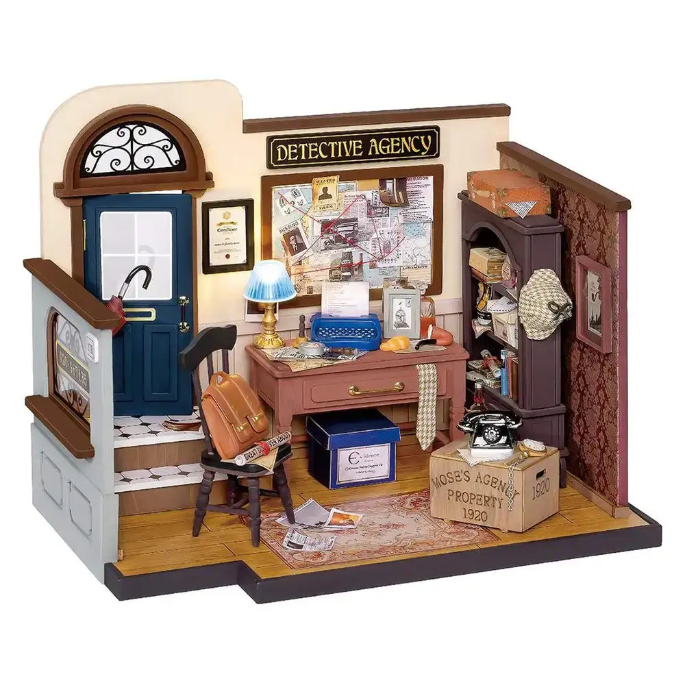 Mose’s Detective Agency DIY Miniature House Kit