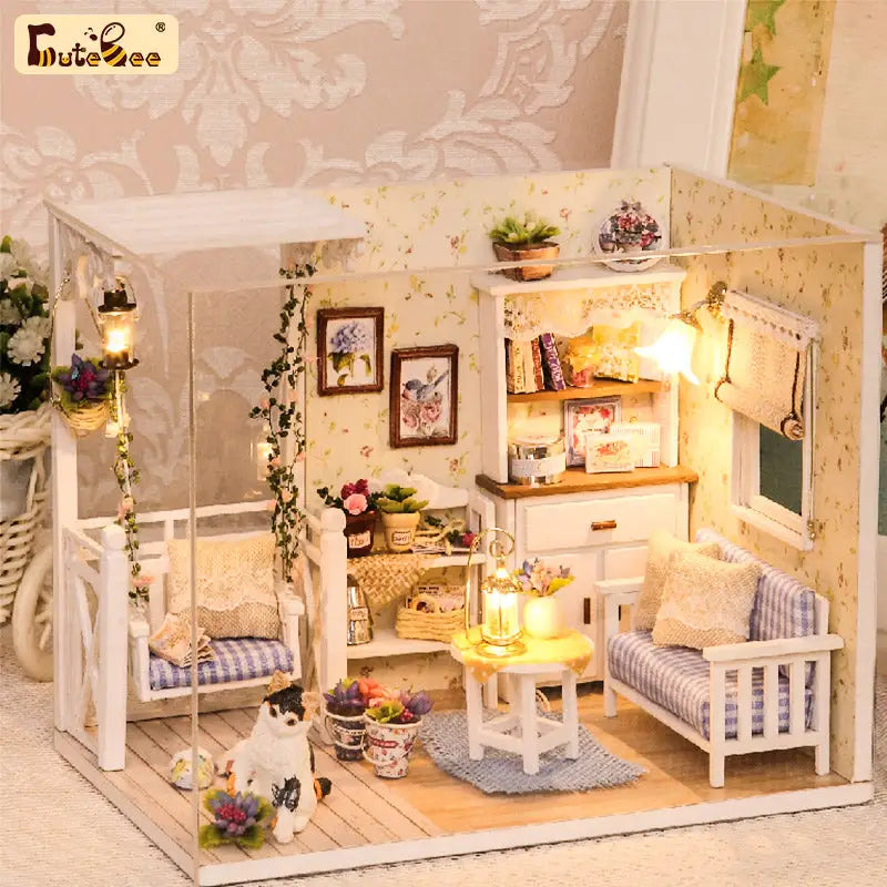 Garden Lounge DIY Miniature House Kit