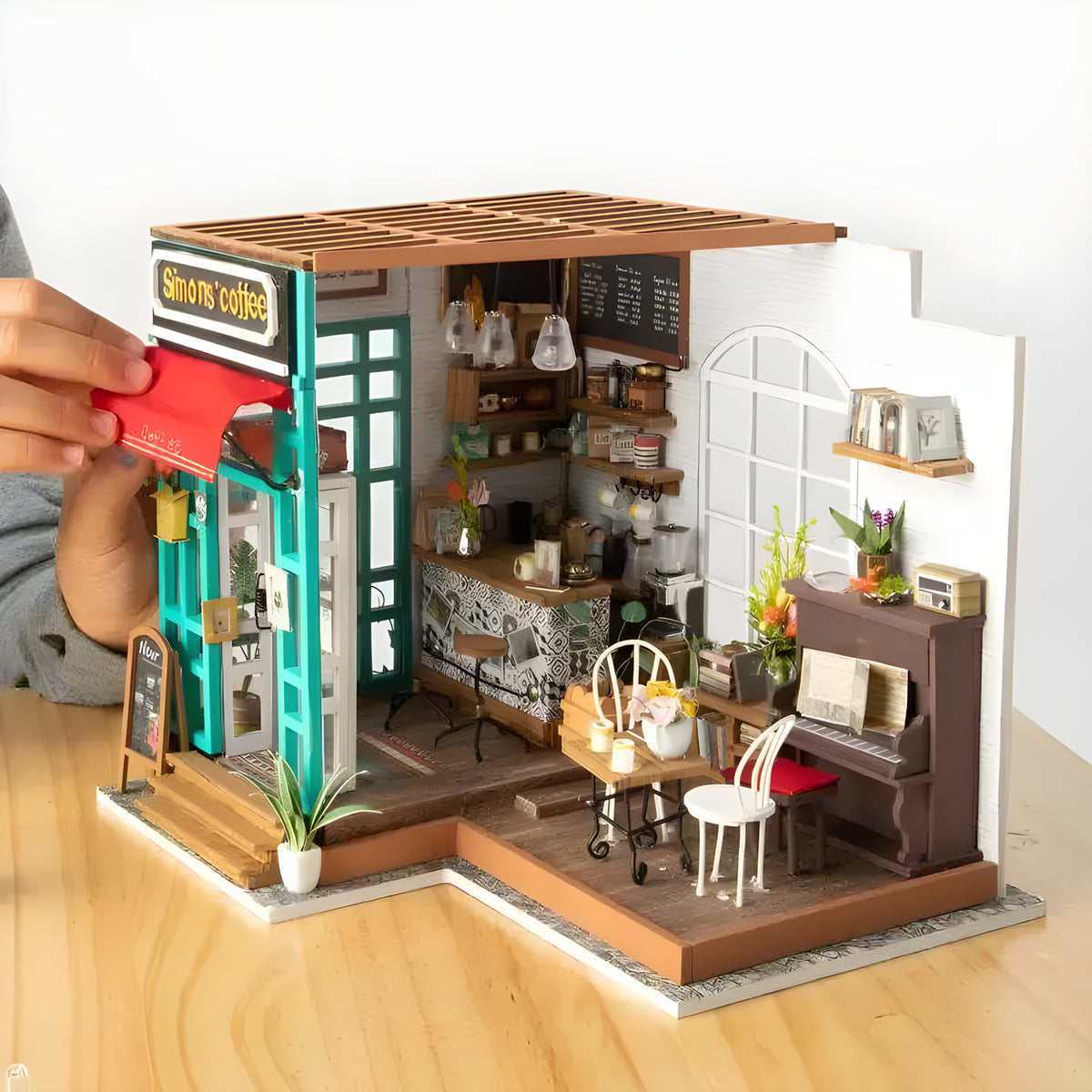 Simon’s Coffee House DIY Miniature House Kit