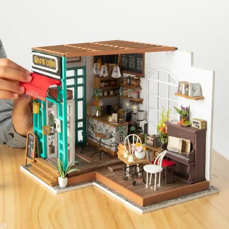 Simon’s Coffee House DIY Miniature House Kit