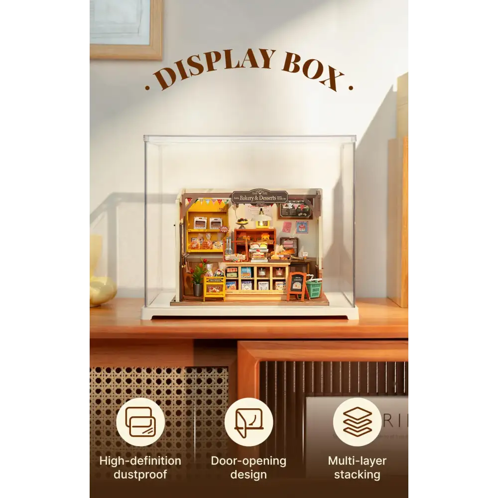 Miniature Dollhouse Display Case