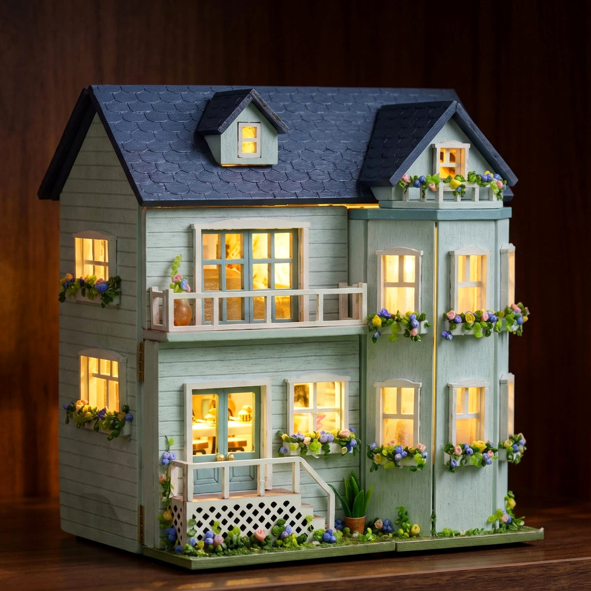 Mint Villa DIY miniature house kit, view 2