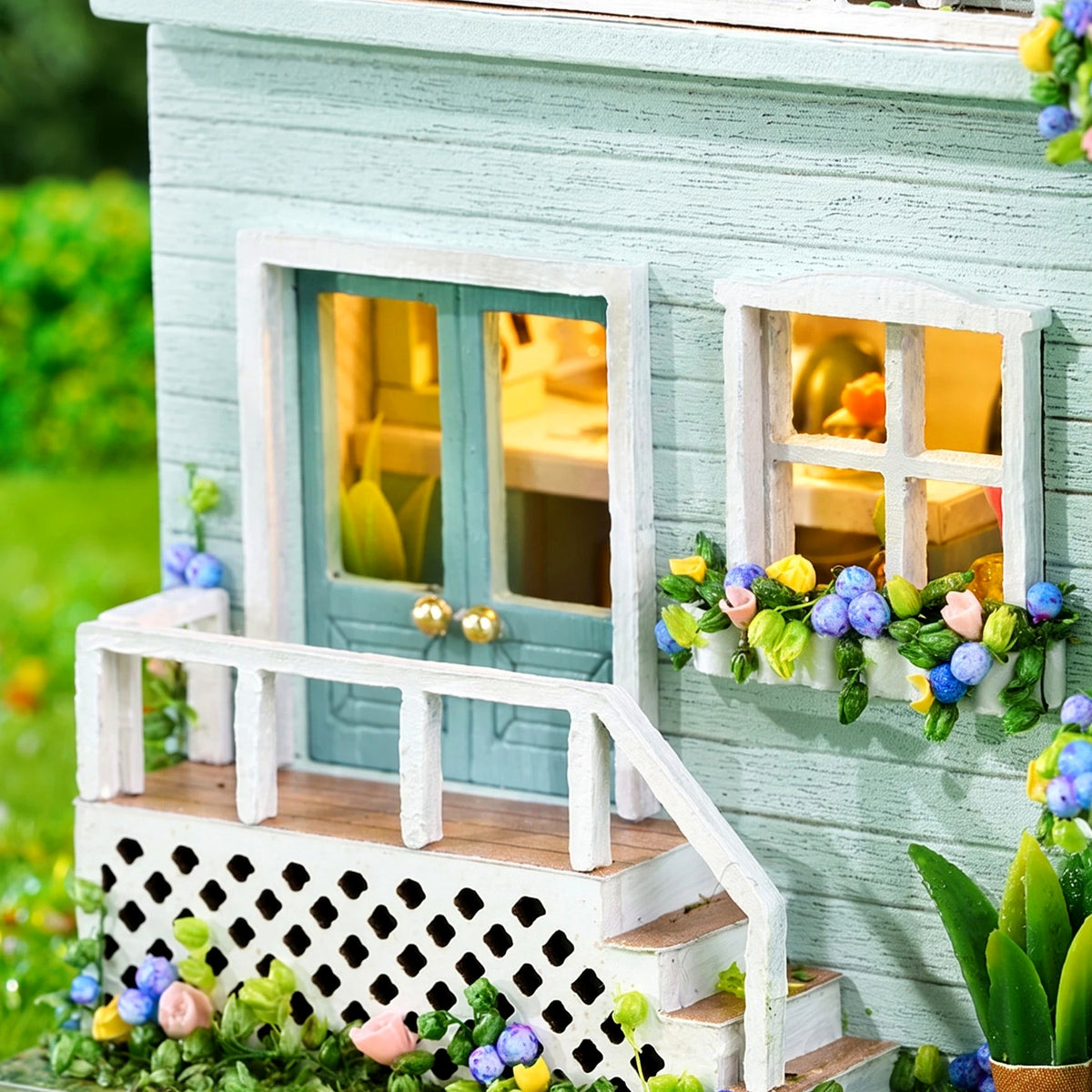 Mint Villa DIY miniature house kit, view 4
