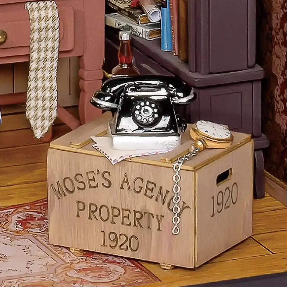 Mose’s Detective Agency DIY Miniature House Kit