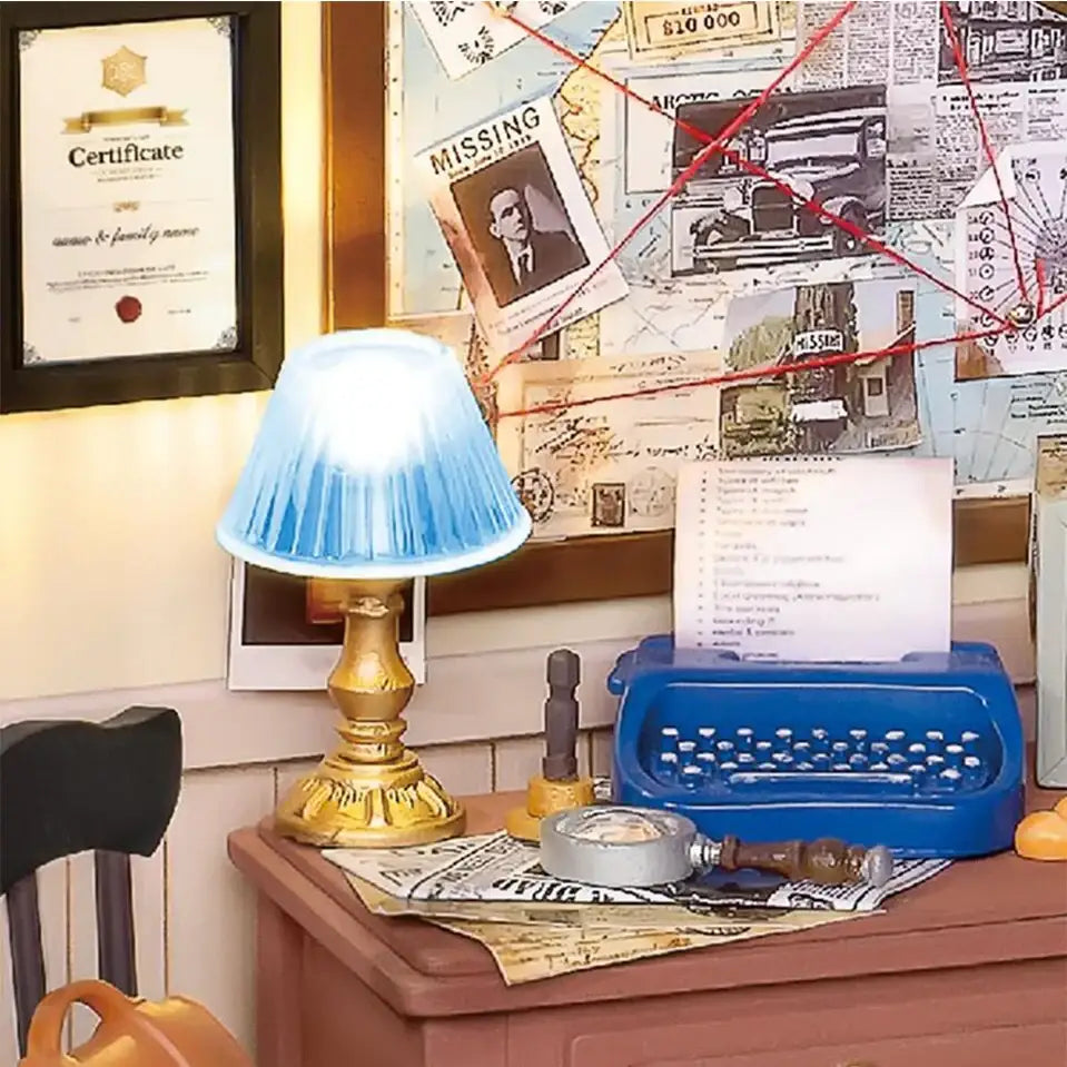 Mose’s Detective Agency DIY Miniature House Kit