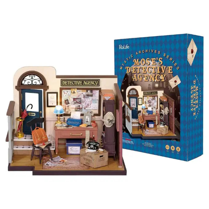 Mose’s Detective Agency DIY Miniature House Kit