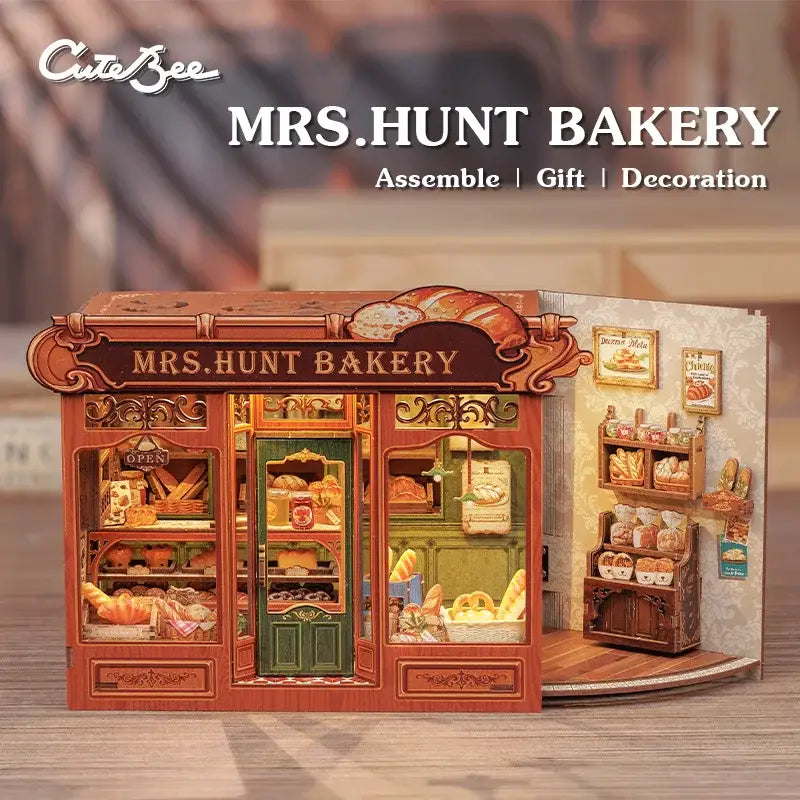 Mrs. Hunt Bakery DIY Book Nook Kit