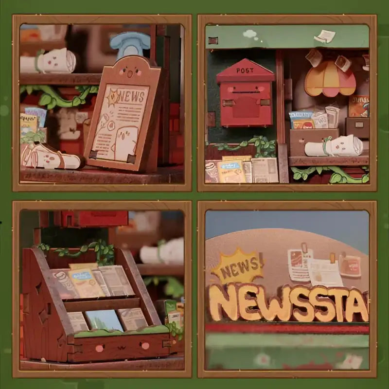 News Stand 3D Wooden Puzzle