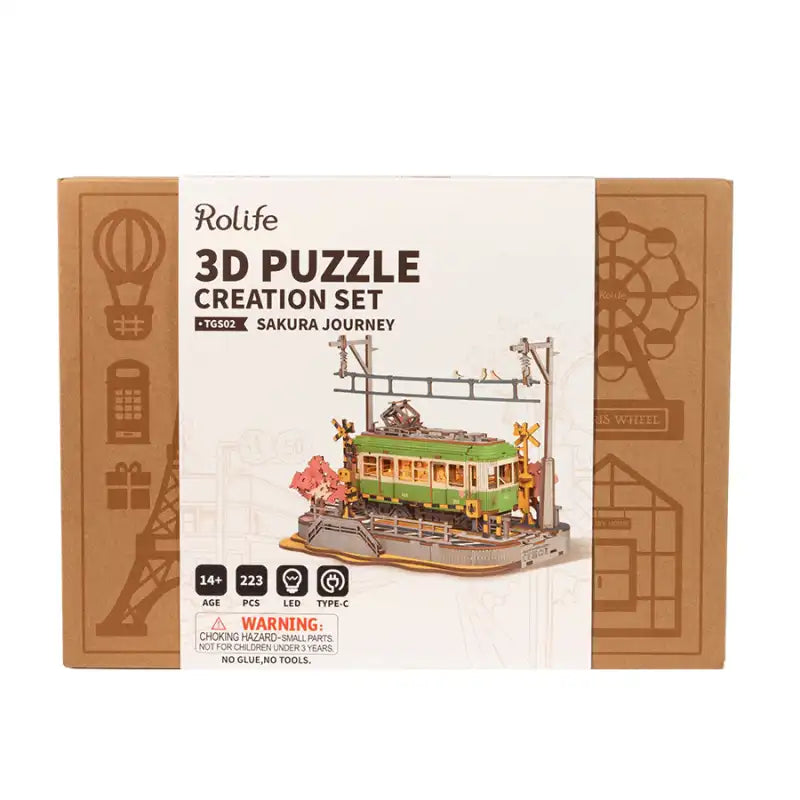Sakura Journey 3D Wooden Puzzle