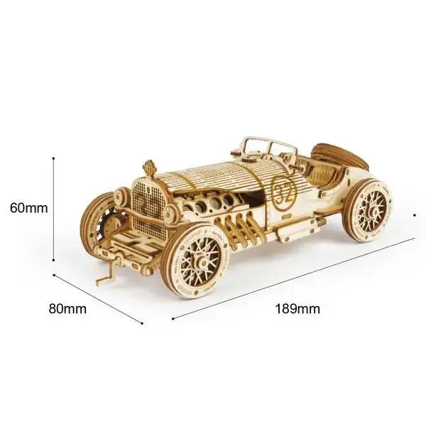 3D Wooden Grand Prix Car Puzzle