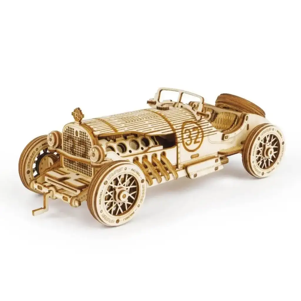 3D Wooden Grand Prix Car Puzzle