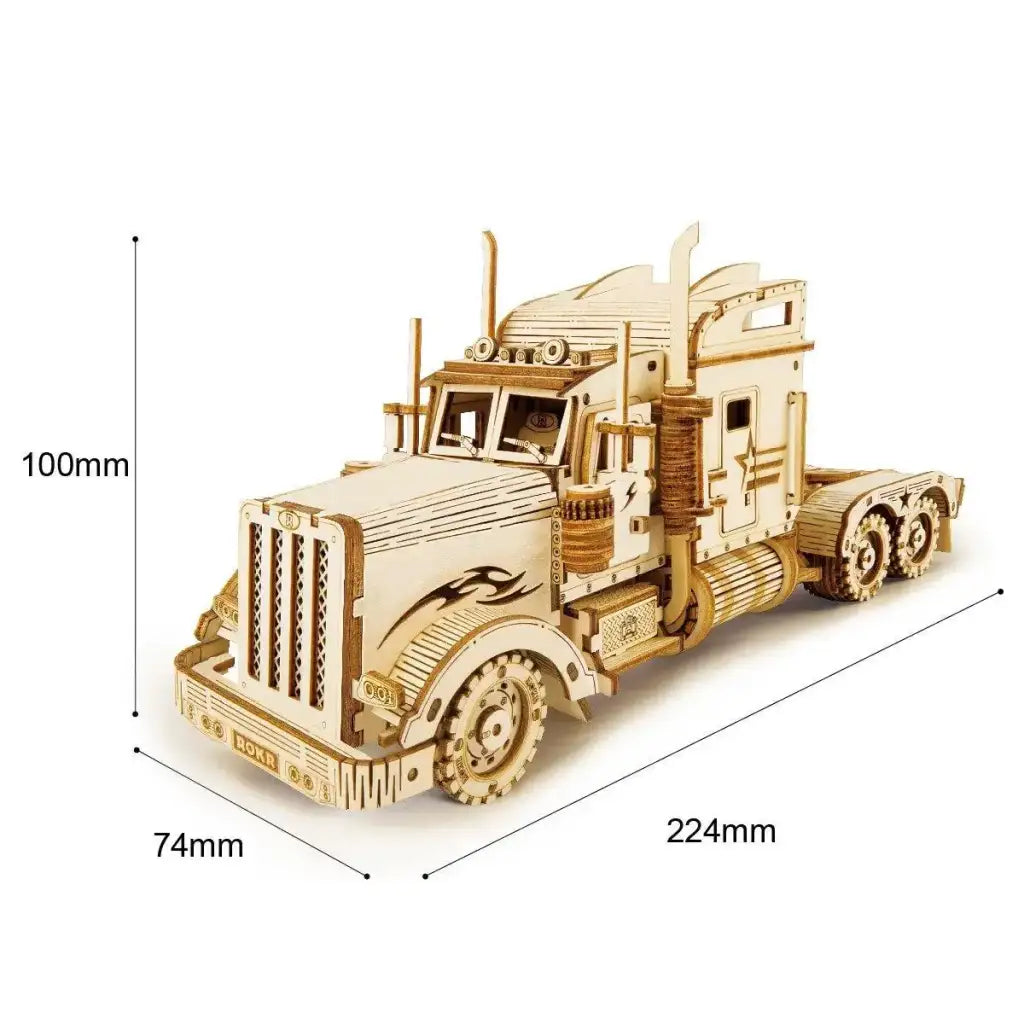 3D Wooden Heavy Truck Puzzle