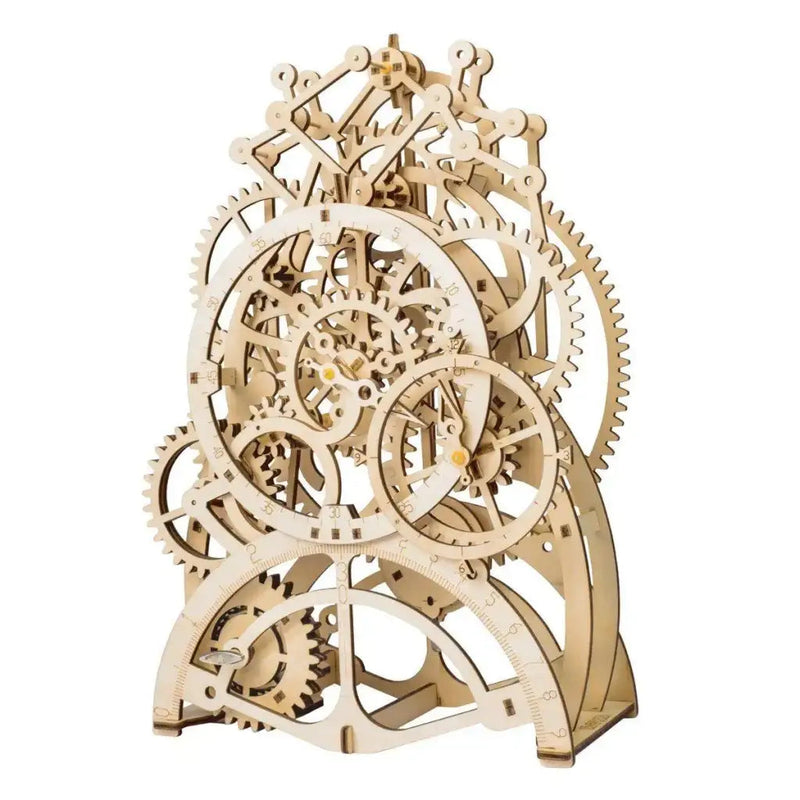 Wooden Mechanical Clock Puzzle "The Clock"