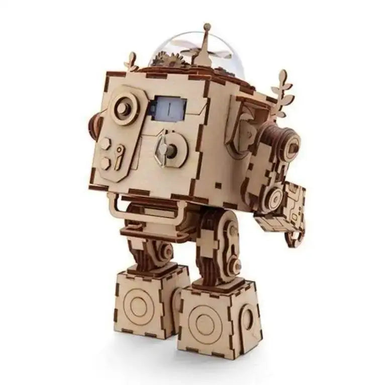 3D Wooden Morpheus Mechanical Robot Puzzle