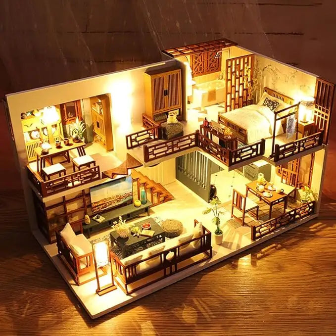 Quiet Time Miniature Dollhouse Kit
