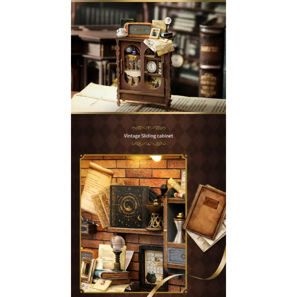 Retro Coffee Shop Book Nook DIY Kit