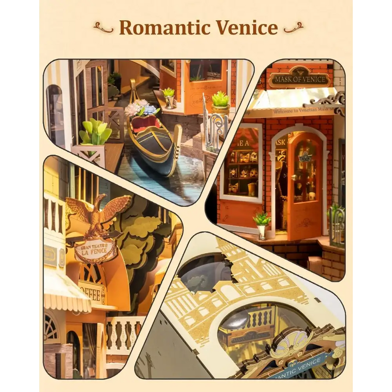 Romantic Venice DIY Book Nook Kit