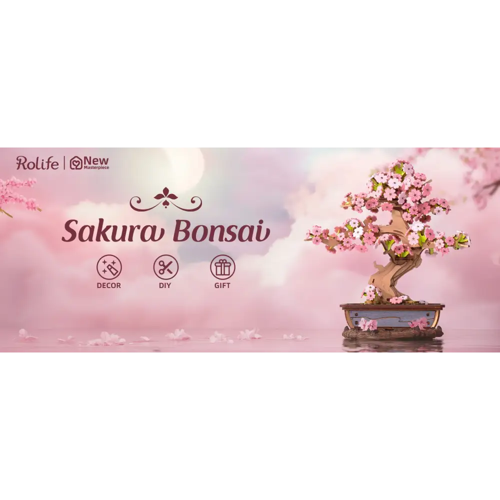 Sakura Bonsai 3D Wooden Puzzle