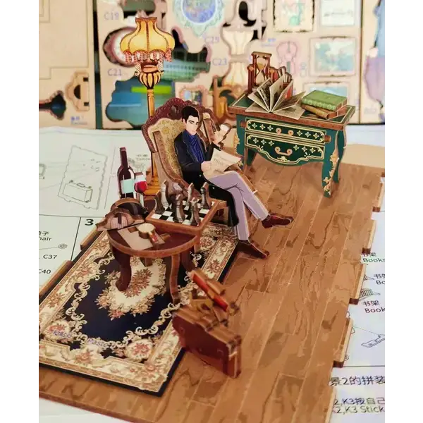 Sherlock Holmes Detective Agency Book Nook Kit