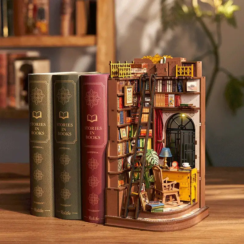 Silent Corner Study DIY Book Nook Kit