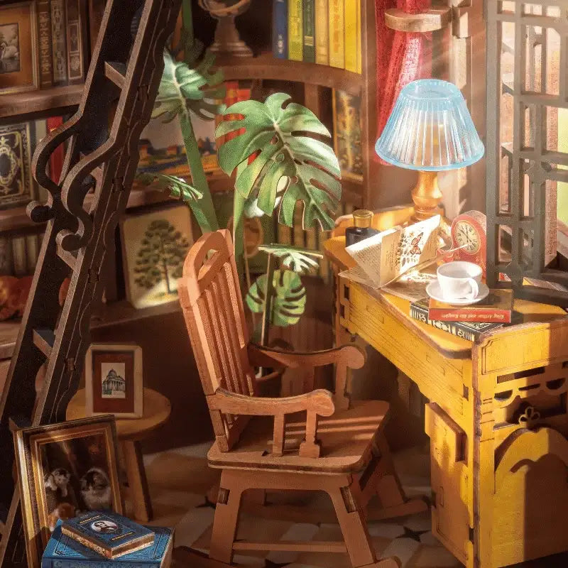 Silent Corner Study DIY Book Nook Kit