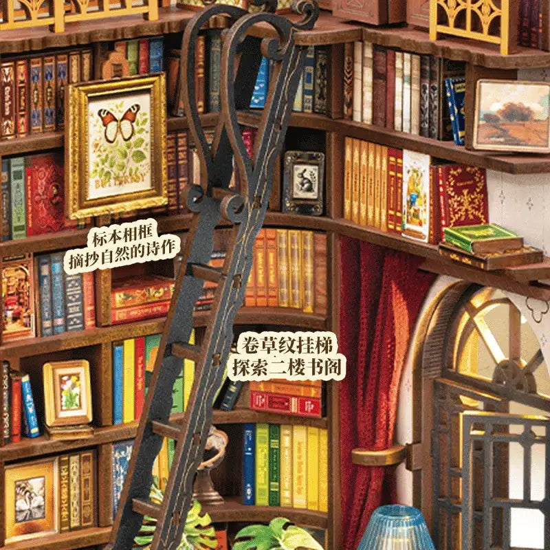 Silent Corner Study DIY Book Nook Kit