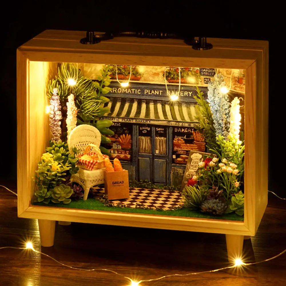 ’Small Wooden Box’ Miniature Dollhouse Kit