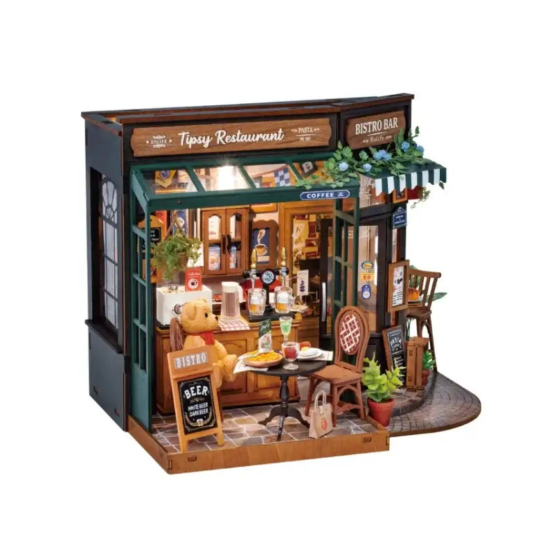 Tipsy Restaurant DIY Miniature Kit
