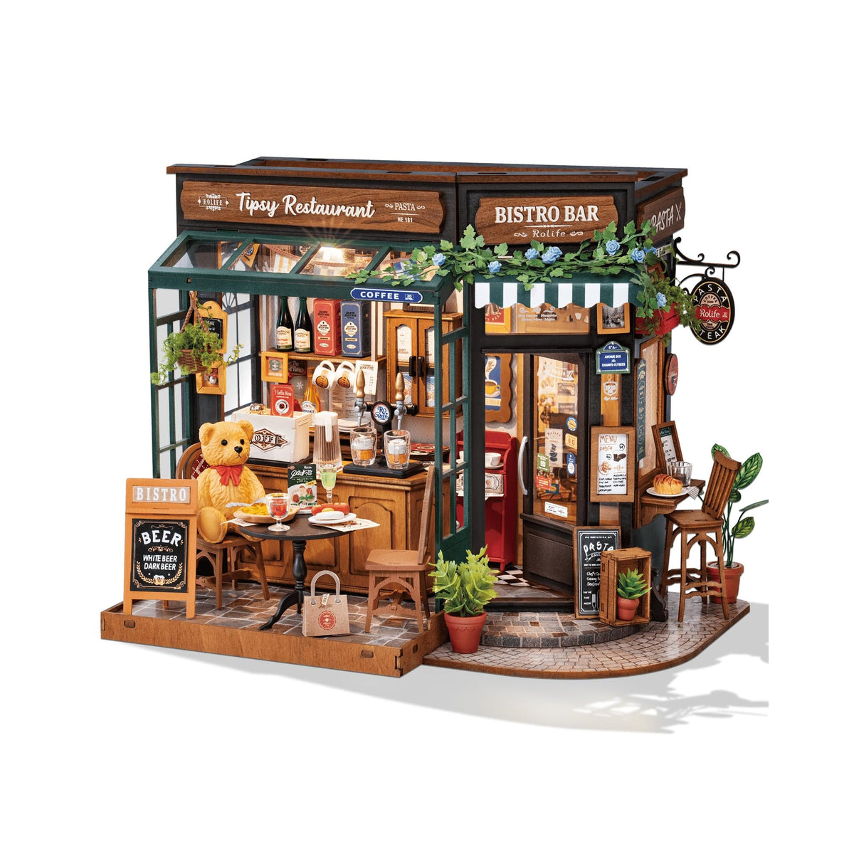 Tipsy Restaurant DIY Miniature Kit