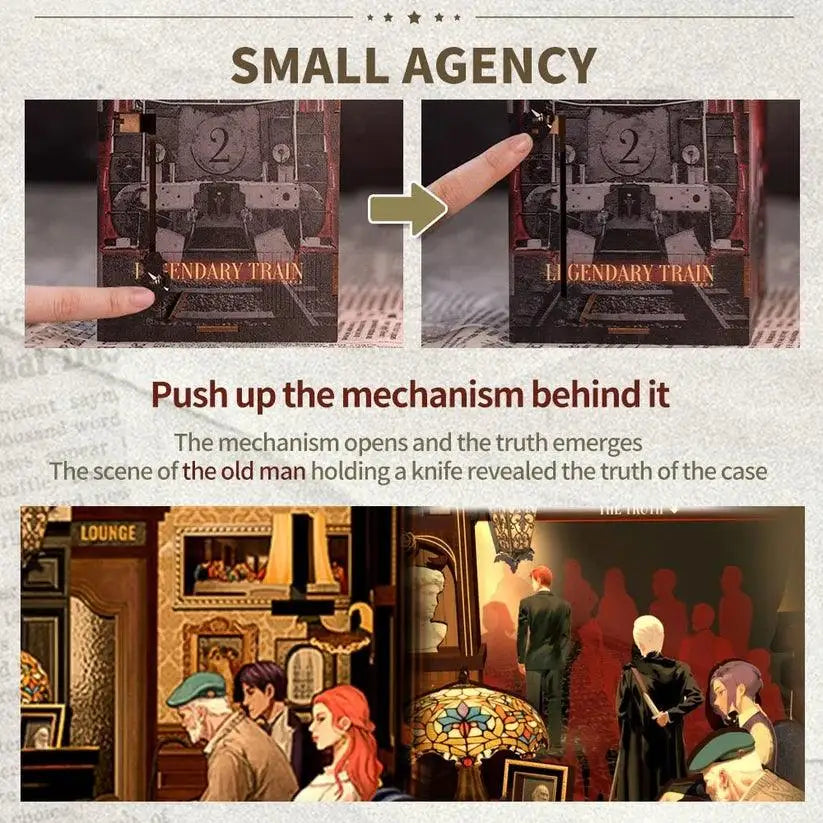Train Mystery Book Nook Kit