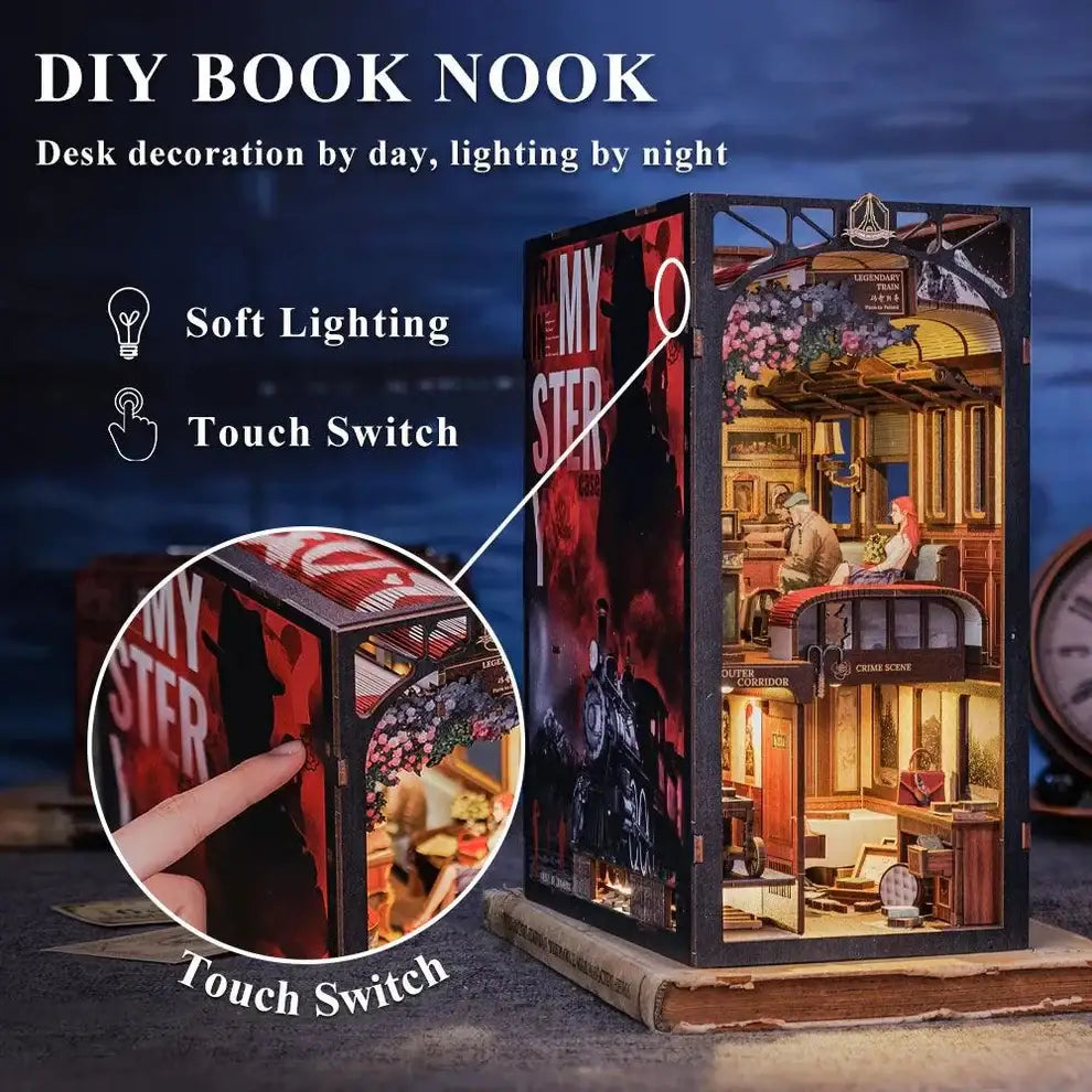 Train Mystery Book Nook Kit