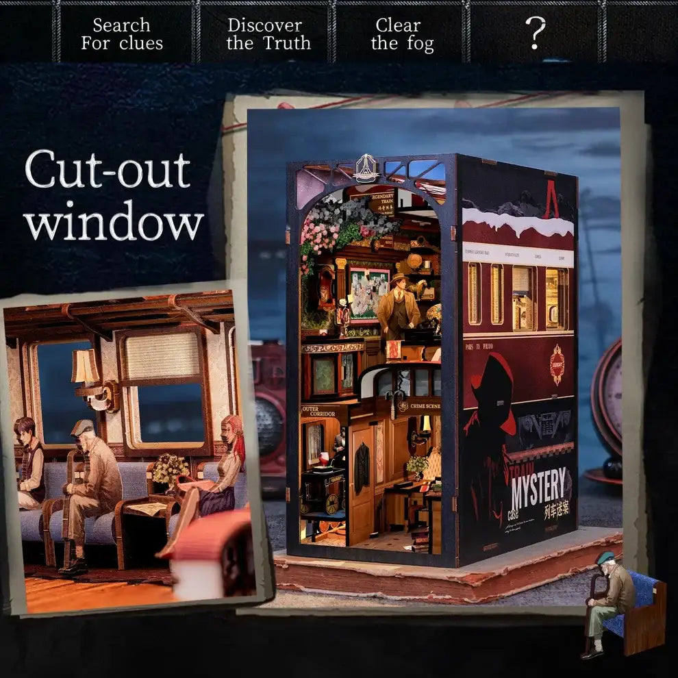 Train Mystery Book Nook Kit
