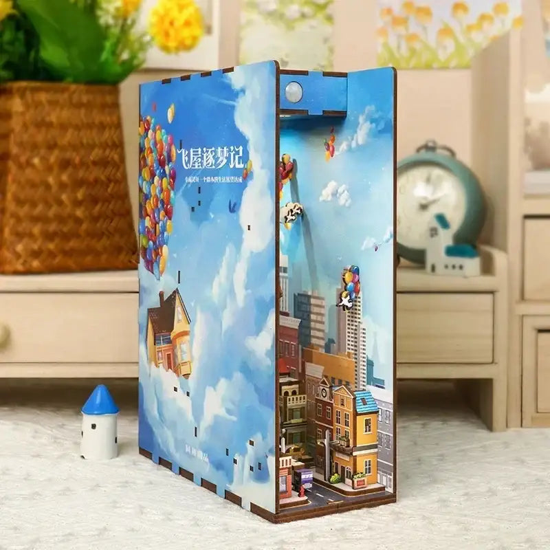 Travel With The World – DIY Wooden Book Nook Kit