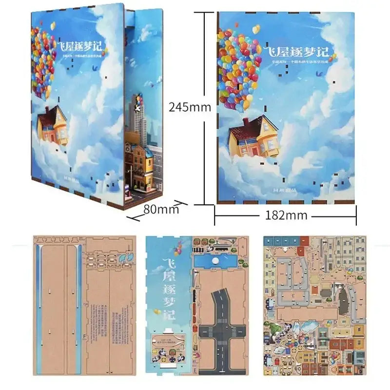 Travel With The World – DIY Wooden Book Nook Kit