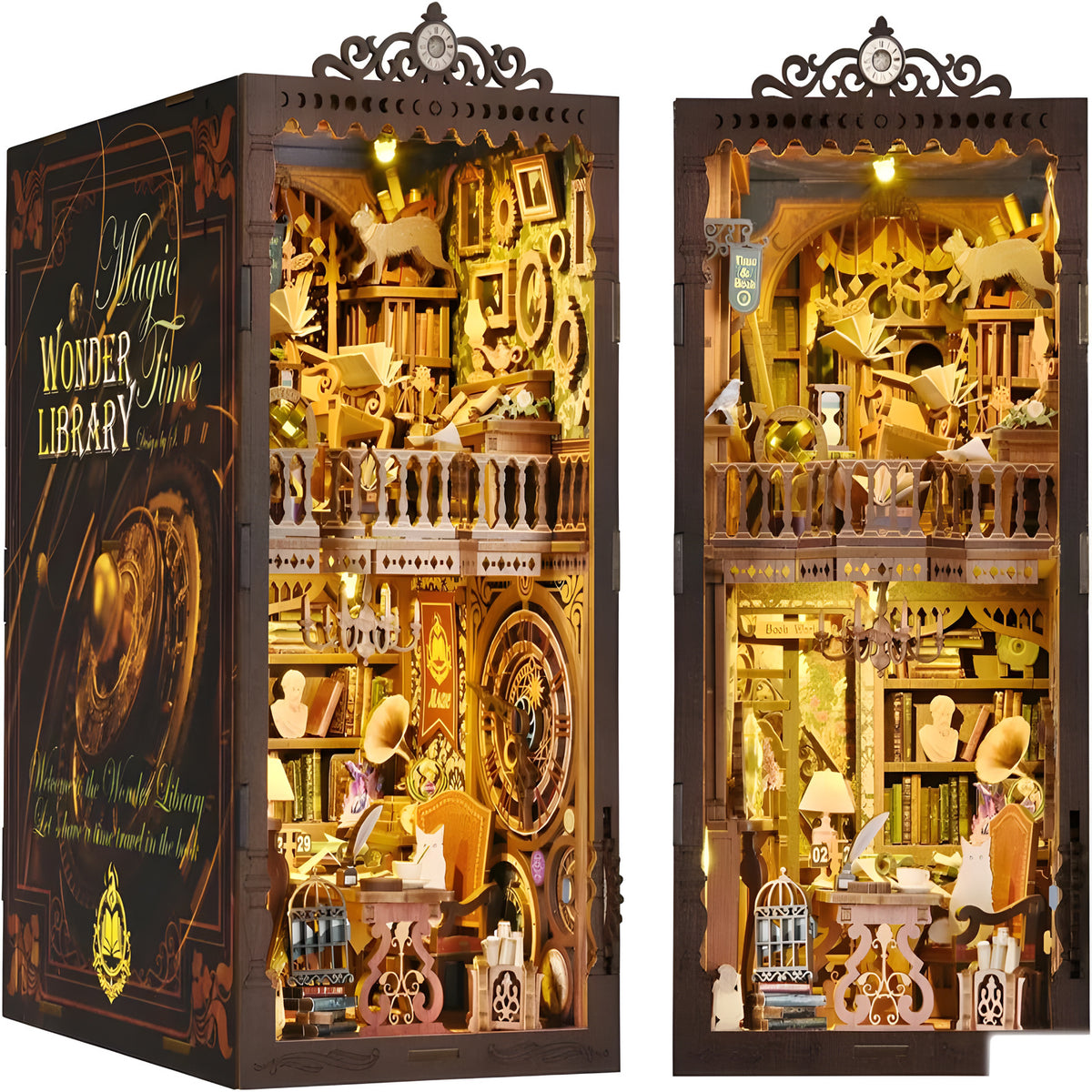 Wander Library DIY book nook kit
