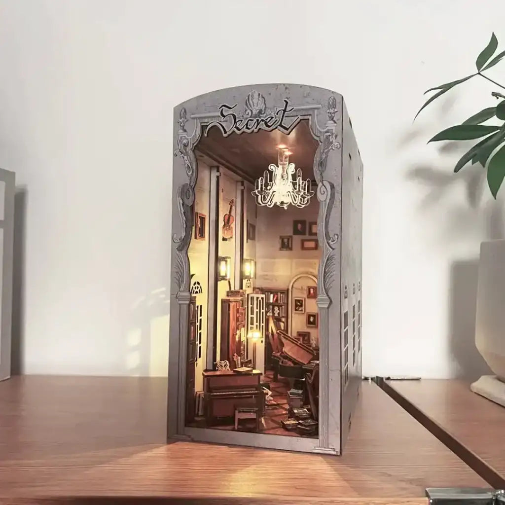 Secret Piano Room Book Nook Kit