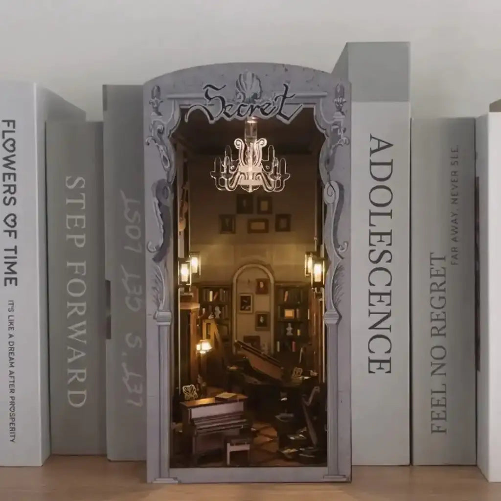 Secret Piano Room Book Nook Kit