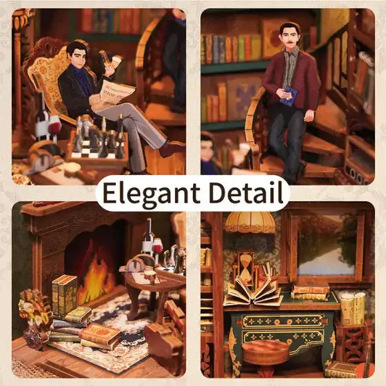 Sherlock Holmes Detective Agency Book Nook Kit